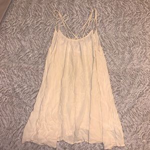 Roxy Cream Linen Top